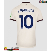 Camisa de Futebol West Ham United Lucas Paqueta #10 Equipamento Secundário 2025-26 Manga Curta